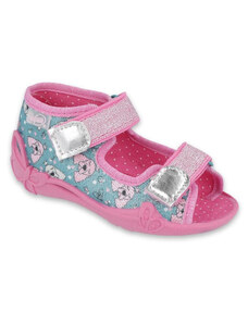 BEFADO 242P107 dievčenské sandále pink dogs 18 242P107_18
