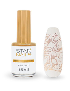 Starnails Stamping nail polish Rose Gold 15ml, lak na pečiatkovanie
