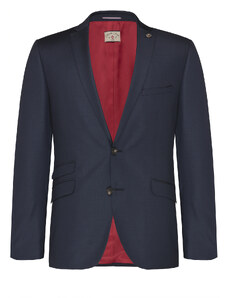 Club of Gents Pánske vlnené oblekové sako Savile Row by CG slim fit
