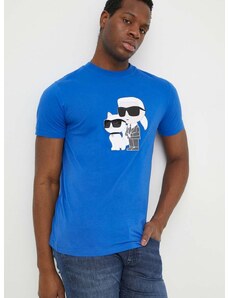 Bavlnené tričko Karl Lagerfeld pánsky,s potlačou,542241.755061