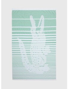 Plážová osuška Lacoste L Ebastan Poivron 100 x 160 cm
