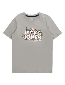 Jack & Jones Junior Tričko 'CHILL' sivá / olivová / staroružová / biela