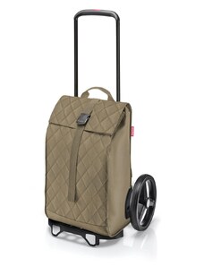 Nákupná taška na kolieskach Reisenthel Citycruiser Rhombus olive