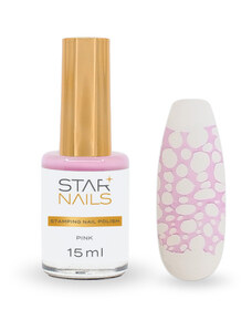 Starnails Stamping Nail Polish Pink 15ml, lak na pečiatkovanie