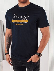 Dstreet Granátové tričko s výrazným nápisom