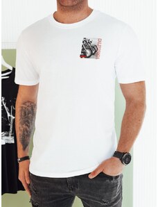 Dstreet Trendy biele tričko s potlačou