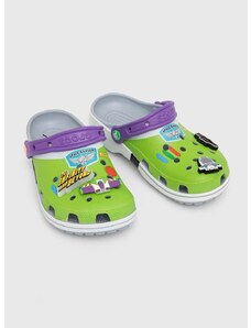 Šľapky Crocs Toy Story Buzz Classic Clog dámske, zelená farba, 209545