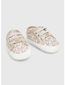 Topánky pre bábätká Michael Kors zlatá farba
