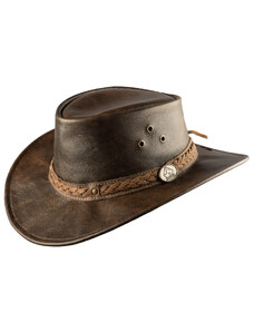 Austrálsky klobúk kožený s klokanou kožou - COOROO