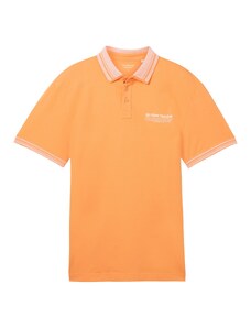 TOM TAILOR Tričko oranžová / biela