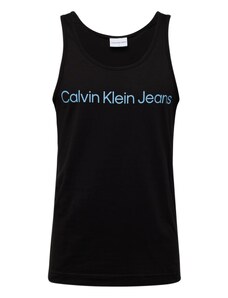 Calvin Klein Jeans Tričko 'INSTITUTIONAL' svetlomodrá / čierna