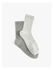 Koton Ponožky - Sivá - Textúrované