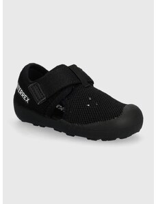 Detské sandále adidas TERREX TERREX CAPTAIN TOEY I čierna farba