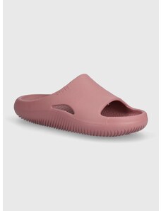 Šľapky Crocs Mellow Slide dámske, ružová farba, na platforme, 208392