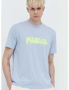 Bavlnené tričko HUGO pánske,s potlačou,50515282