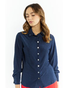 Monnari Blúzky Dámske tričko so vzorom Navy blue