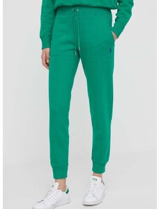 Tepláky Polo Ralph Lauren zelená farba,jednofarebné,211839386