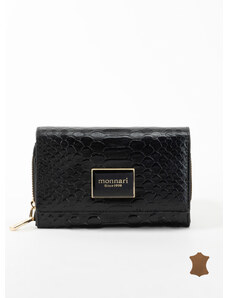 Monnari Peňaženky Dámska kožená peňaženka Multi Black