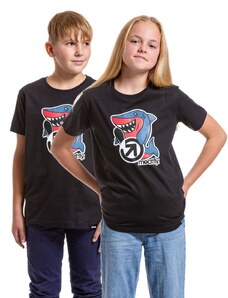 Detské tričko Meatfly Sharky čierna