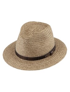 Fiebig - Headwear since 1903 Unisex letný klasický klobúk - Fiebig s koženým remienkom