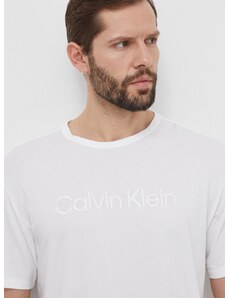 Tričko Calvin Klein Underwear biela farba, s nášivkou, 000NM2501E