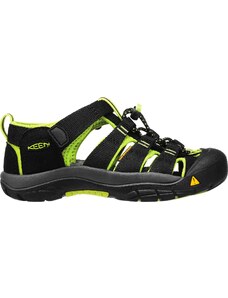 Keen Newport H2 K Black/Lime Green Children's Sandals