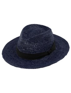 Fiebig - Headwear since 1903 Fedora Raffia - modrý slamený klobúk - Bestseller