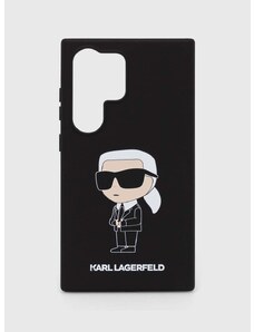 Puzdro na mobil Karl Lagerfeld S24 Ultra S928 čierna farba