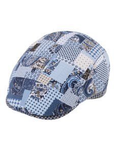 Fiebig - Headwear since 1903 Luxusná pánska letná bekovka - Fiebig since 1903 - modrá
