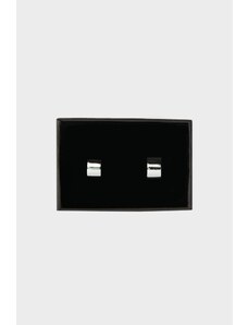 ALTINYILDIZ CLASSICS Pánske sivé kovové manžetové gombíky so špeciálnou darčekovou krabičkou