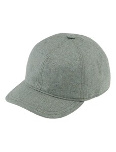 Fiebig - Headwear since 1903 Luxusná hodvábna zelená šiltovka s krátkym šiltom - Baseball Cap (UV filter 50, ochranný faktor)