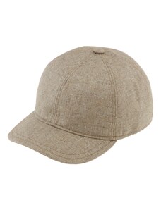 Fiebig - Headwear since 1903 Luxusná hodvábna béžová šiltovka s krátkym šiltom - Baseball Cap (UV filter 50, ochranný faktor)
