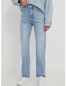 Rifle Calvin Klein Jeans dámske,vysoký pás,J20J222779