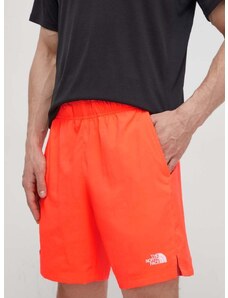 Športové krátke nohavice The North Face pánske, oranžová farba, NF0A3O1BQI41