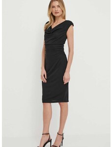 Šaty Lauren Ralph Lauren čierna farba,mini,priliehavá,250933437