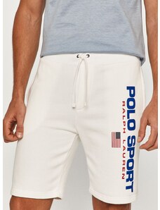 Šortky Polo Ralph Lauren pánske,biela farba,710835767002