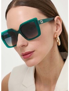 Slnečné okuliare Guess dámske, zelená farba, GU7908_5296P