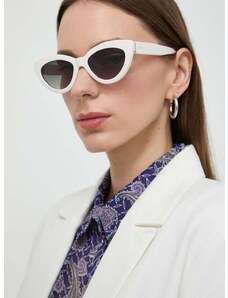 Slnečné okuliare Guess dámske, biela farba, GU7905_5221P,