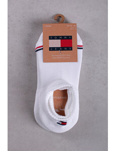 Tommy Hilfiger Biele balerínkové ponožky TJ Footie Iconic - dvojbalenie
