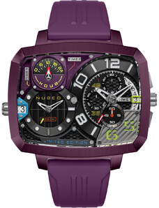 Nubeo NB-6084-06 Odyssey Triple Time-Zone Limited 58mm 5ATM