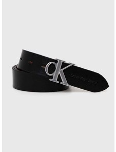Obojstranný opasok Calvin Klein Jeans dámsky,čierna farba,K60K611489
