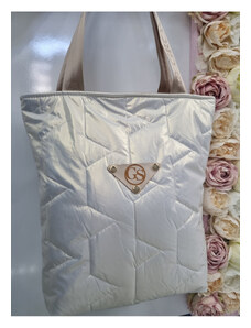 Katrin's Fashion Štýlová perleťová kabelka na plece Grosso