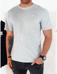 Dstreet Trendy šedé pánske tričko