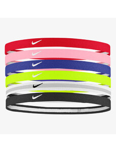 Nike y swoosh sport headbands 6 pk MULTICOLOR