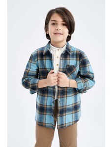 DeFacto Chlapčenská flanelová košeľa s dlhým rukávom A1136a823sp