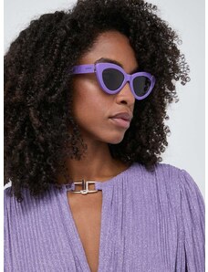 Slnečné okuliare Guess dámske, fialová farba, GU7905_5280Y,