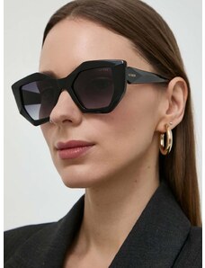Slnečné okuliare Guess dámske, čierna farba, GU7897_5001B,