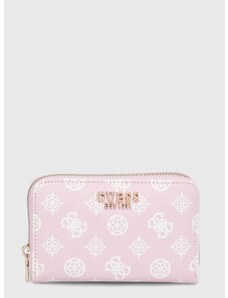 Peňaženka Guess LAUREL dámsky, ružová farba, SWPG85 00400