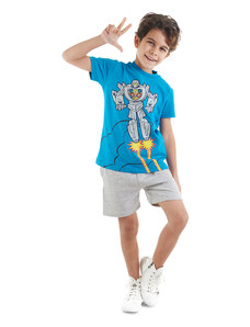 MSHB&G Súprava šortiek Robot Boy Tričko
