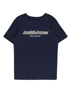 Jack & Jones Junior Tričko 'LAKEWOOD' béžová / námornícka modrá / sivá / biela